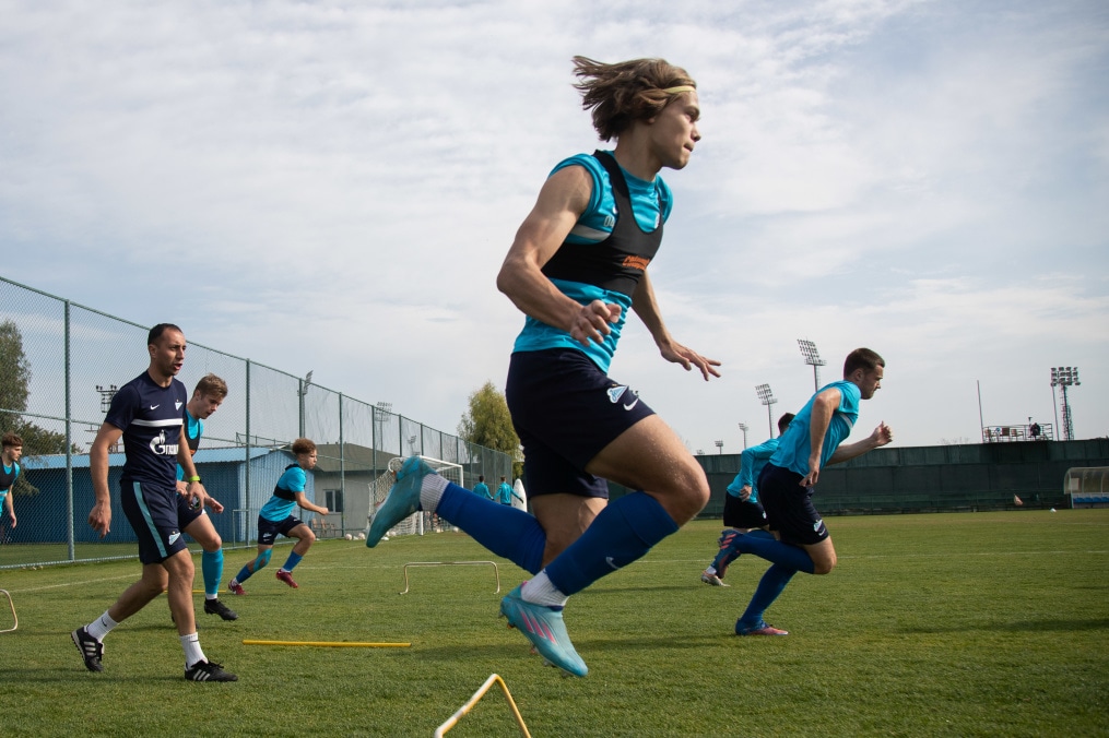 «Газпром»-тренировочные сборы «Зенита»-м в Турции: 27 января, утренняя тренировка