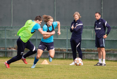 «Газпром»-тренировочные сборы «Зенита»-м в Турции: 27 января, утренняя тренировка