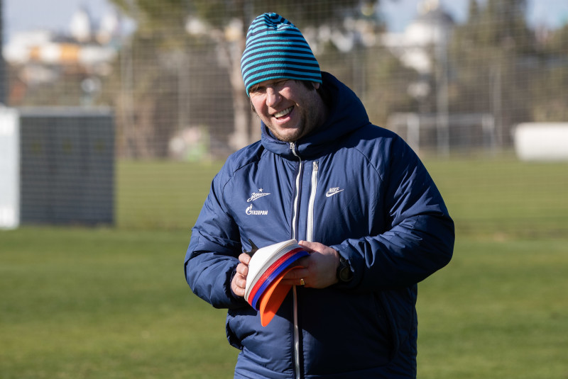 Учебно-тренировочные сборы команды «Зенит» U-17 в Турции, тренировка 31 января