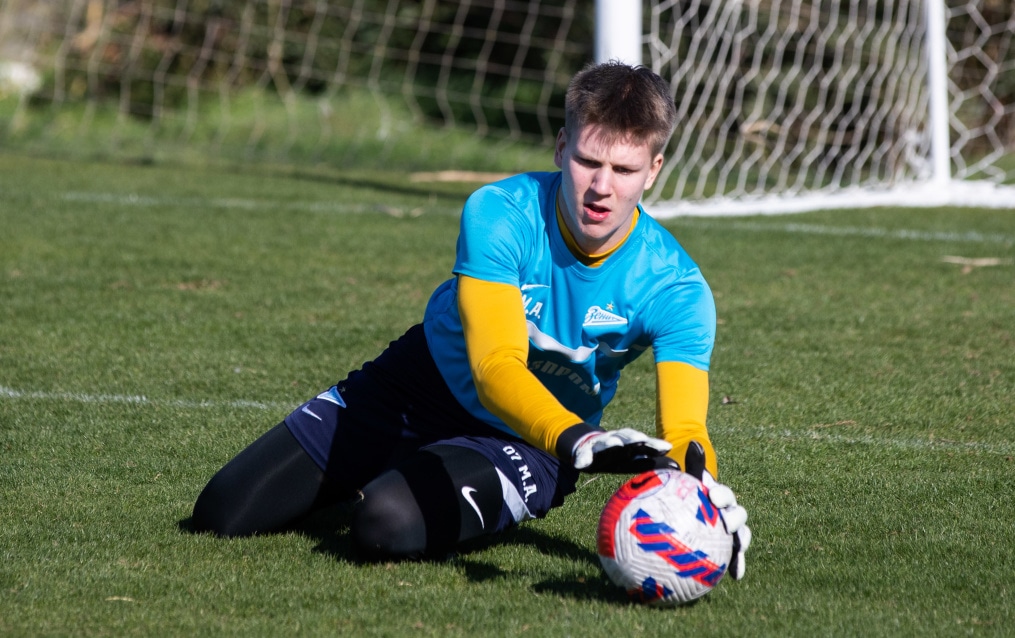 Учебно-тренировочные сборы команды «Зенит» U-17 в Турции, тренировка 31 января