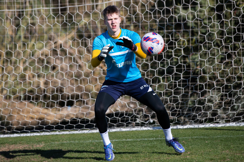 Учебно-тренировочные сборы команды «Зенит» U-17 в Турции, тренировка 31 января