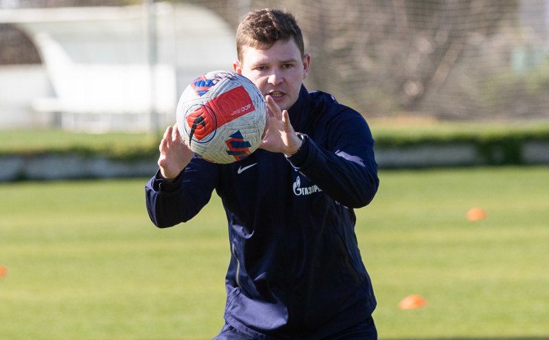 Учебно-тренировочные сборы команды «Зенит» U-17 в Турции, тренировка 31 января