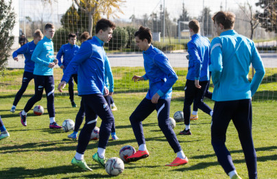 Учебно-тренировочные сборы команды «Зенит» U-17 в Турции, тренировка 31 января