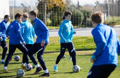 Учебно-тренировочные сборы команды «Зенит» U-17 в Турции, тренировка 31 января