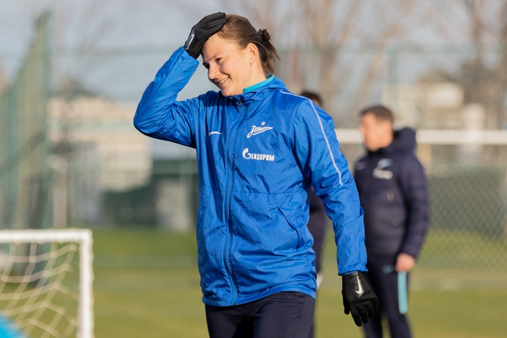 «Газпром»-тренировочные сборы женской  команды «Зенит» в Турции: 3 февраля, вечерняя тренировка