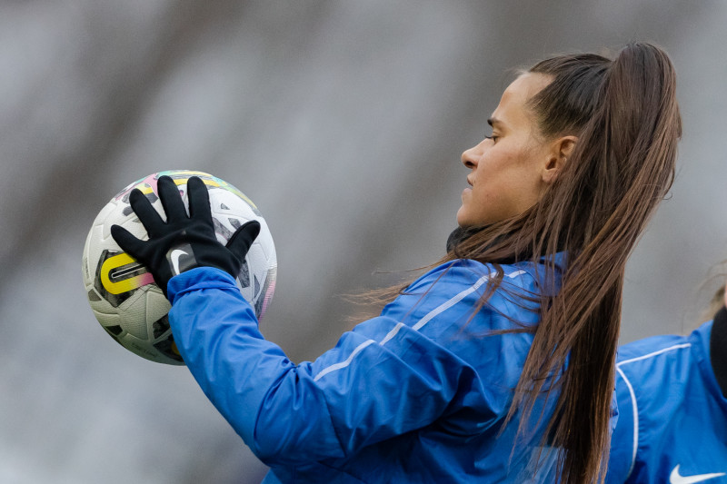 Первая тренировка женской команды в Удельном парке сезона 2023 года