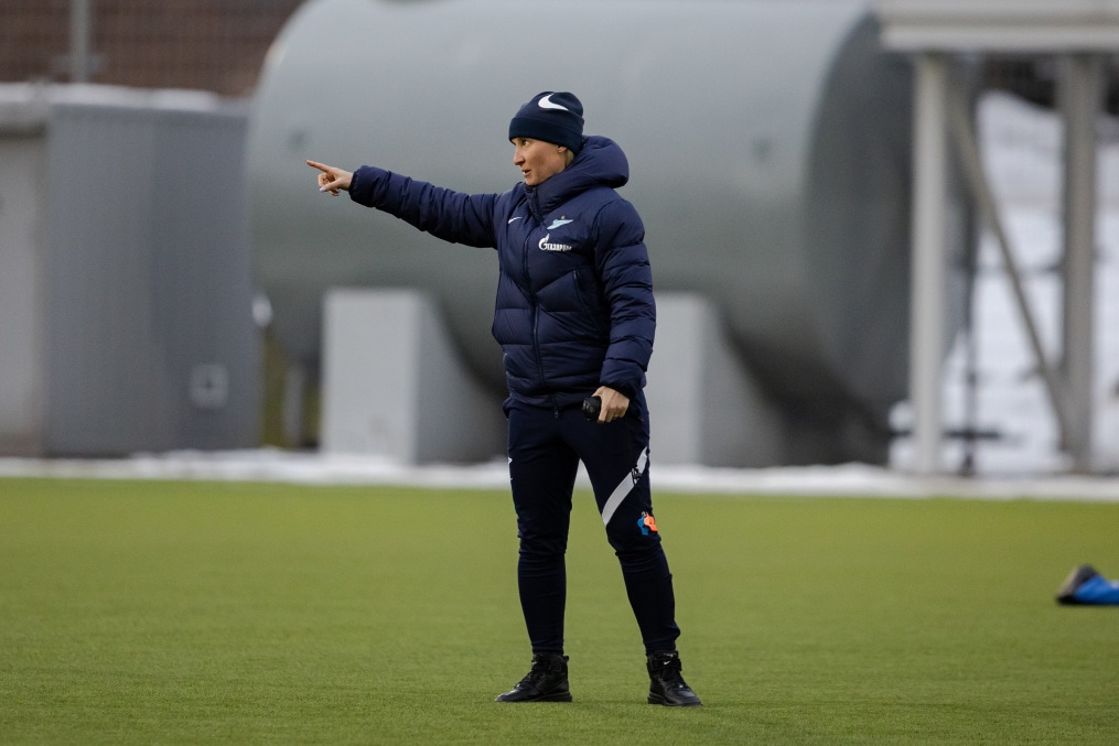 Первая тренировка женской команды в Удельном парке сезона 2023 года