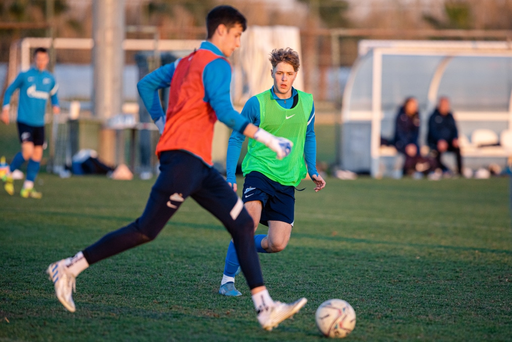 Вторые учебно-тренировочные сборы «Зенита»-м в Турции: 15 февраля, вечерняя тренировка