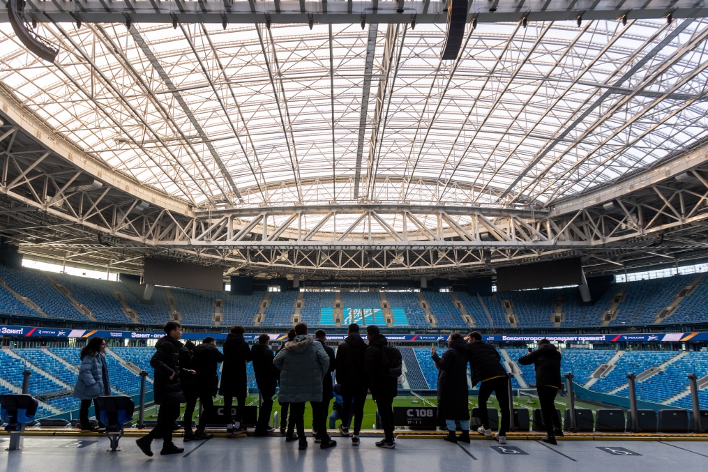 Экскурсия на «Газпром Арену» команды «Кайрат» —2008