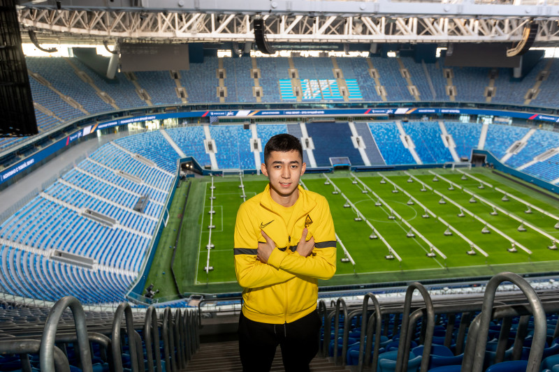 Экскурсия на «Газпром Арену» команды «Кайрат» —2008