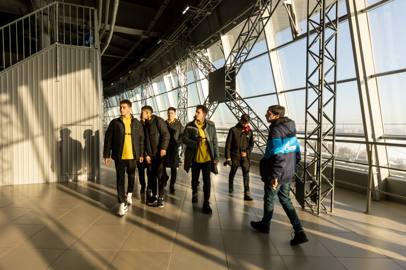 Экскурсия на «Газпром Арену» команды «Кайрат» —2008