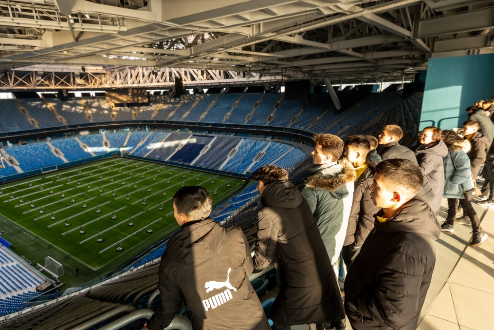 Экскурсия на «Газпром Арену» команды «Кайрат» —2008