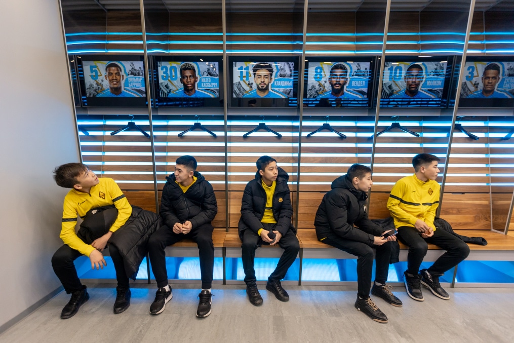 Экскурсия на «Газпром Арену» команды «Кайрат» —2008