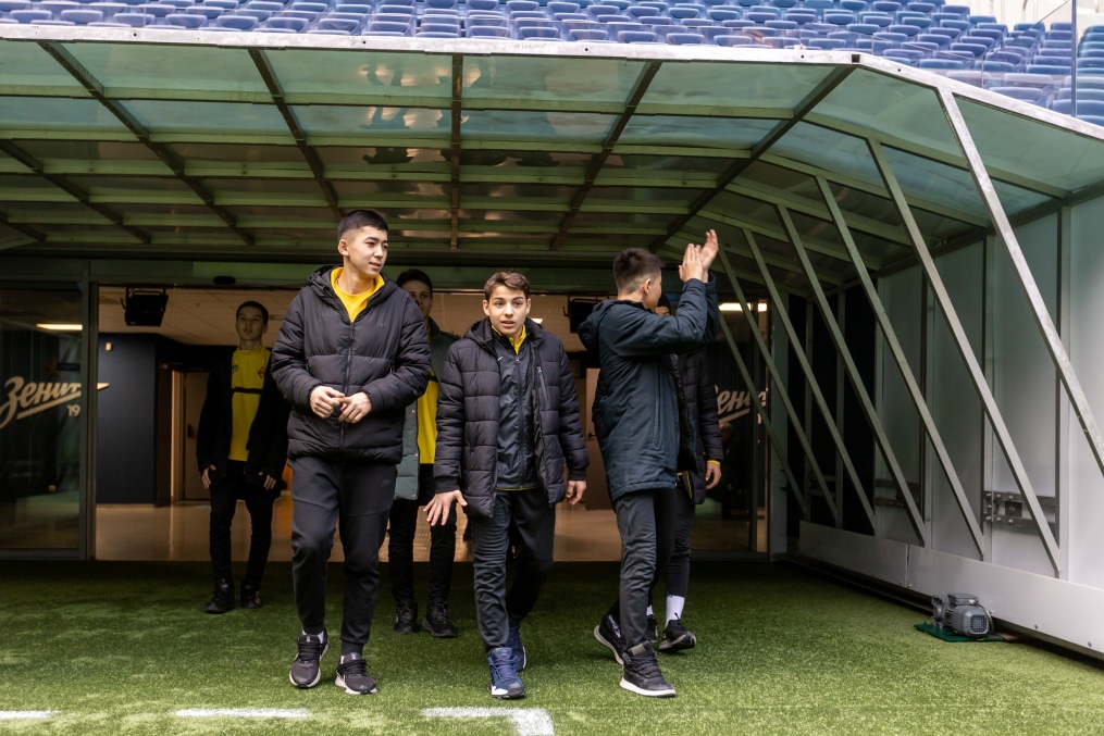 Экскурсия на «Газпром Арену» команды «Кайрат» —2008