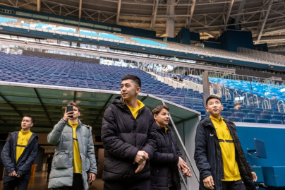 Экскурсия на «Газпром Арену» команды «Кайрат» —2008