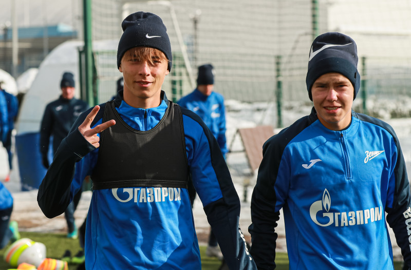 Тренировка «Зенита»-м в «Газпром»-Академии