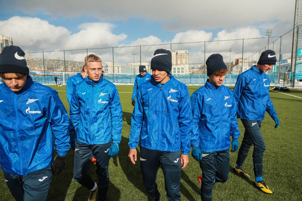 Тренировка «Зенита»-м в «Газпром»-Академии