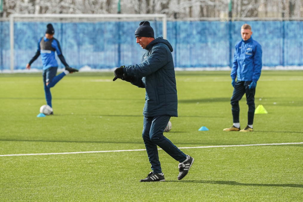 Тренировка «Зенита»-м в «Газпром»-Академии