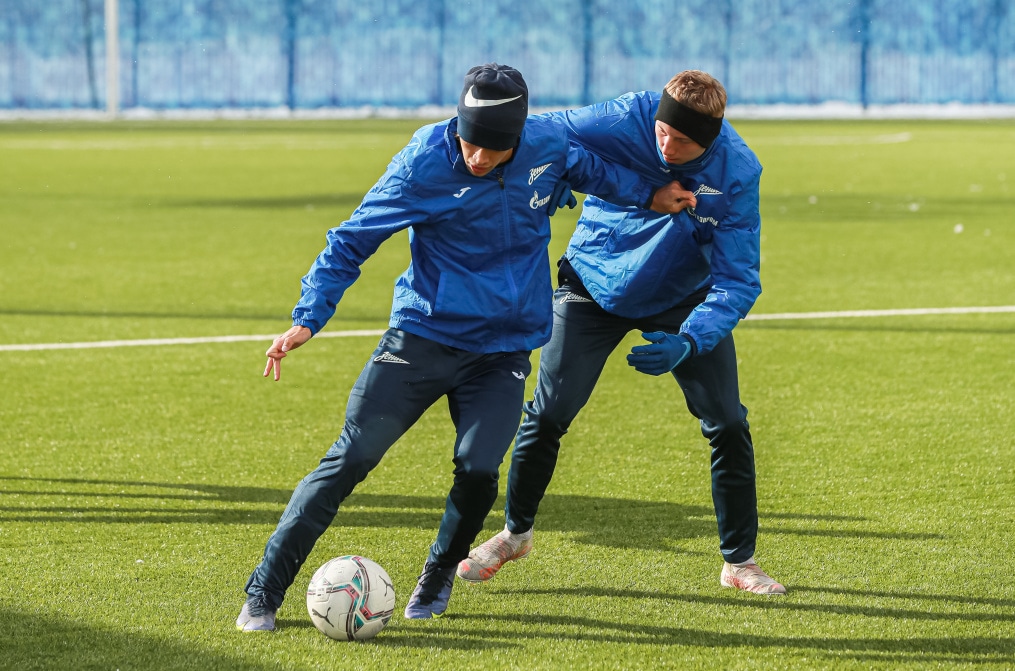 Тренировка «Зенита»-м в «Газпром»-Академии