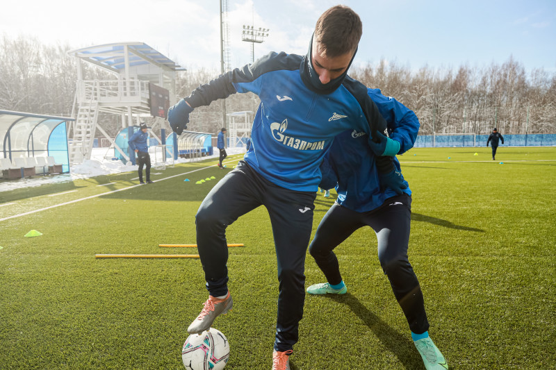 Тренировка «Зенита»-м в «Газпром»-Академии