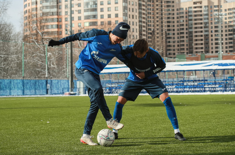 Тренировка «Зенита»-м в «Газпром»-Академии