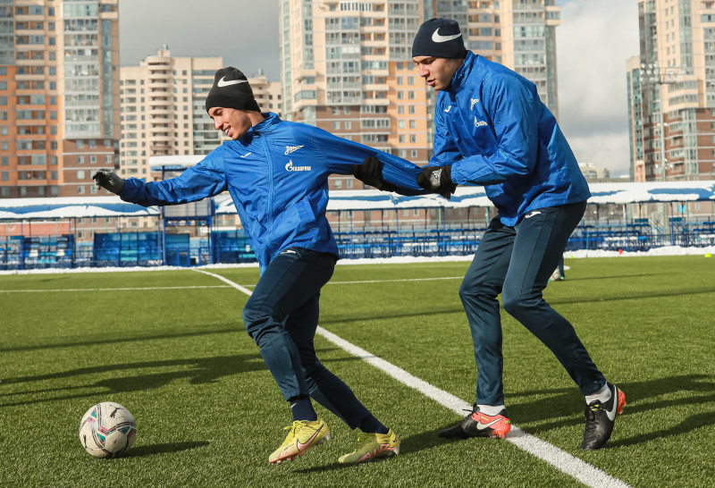 Тренировка «Зенита»-м в «Газпром»-Академии