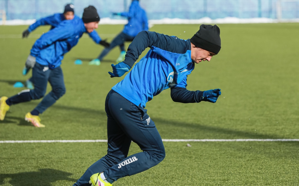 Тренировка «Зенита»-м в «Газпром»-Академии