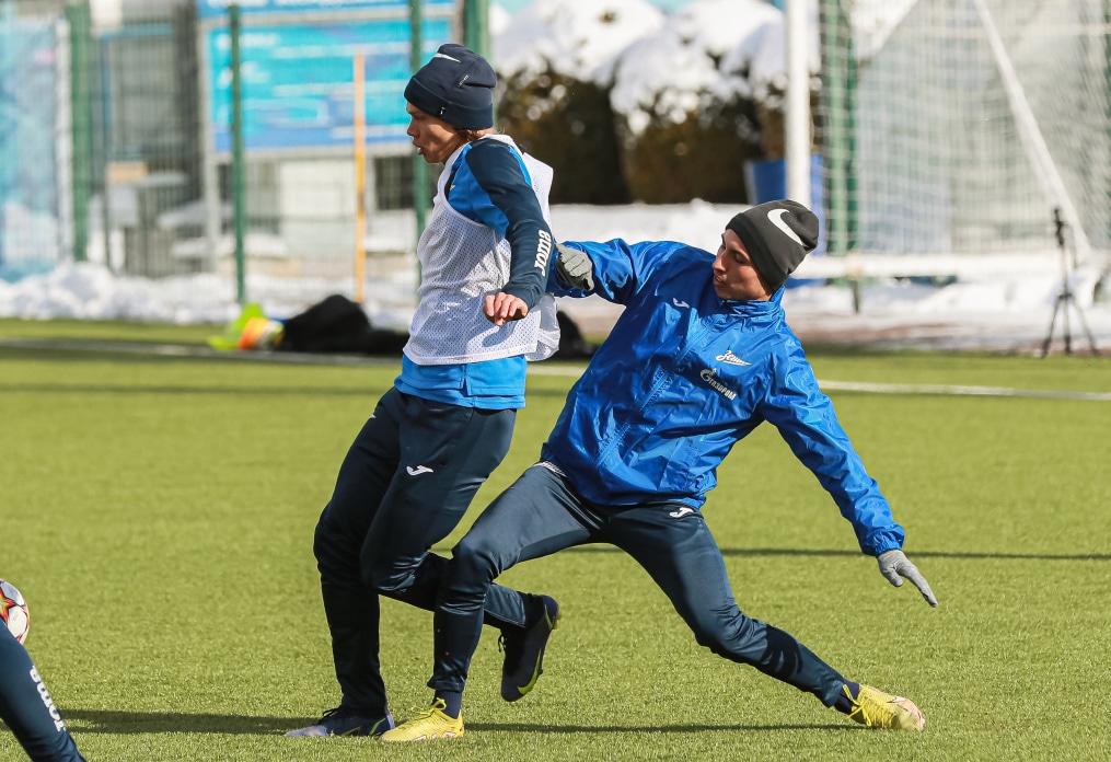 Тренировка «Зенита»-м в «Газпром»-Академии