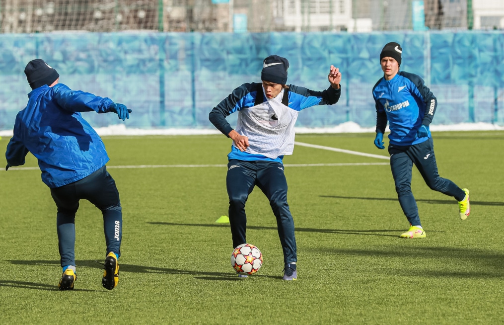 Тренировка «Зенита»-м в «Газпром»-Академии