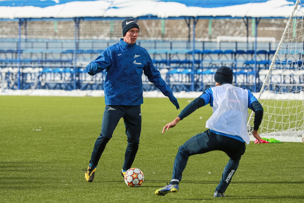 Тренировка «Зенита»-м в «Газпром»-Академии