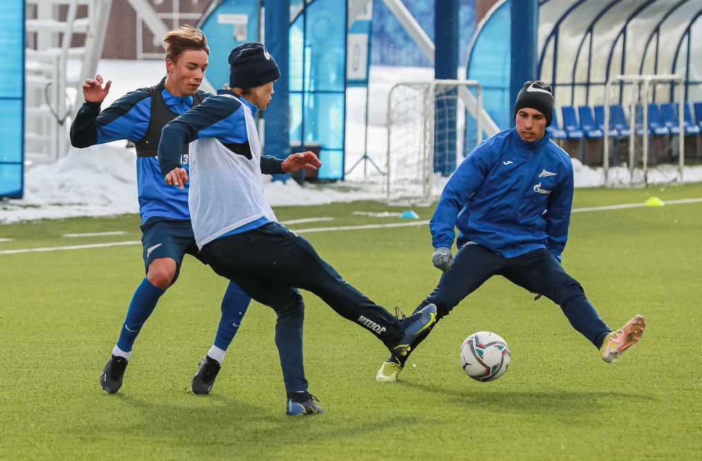 Тренировка «Зенита»-м в «Газпром»-Академии