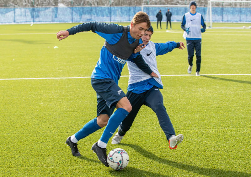 Тренировка «Зенита»-м в «Газпром»-Академии