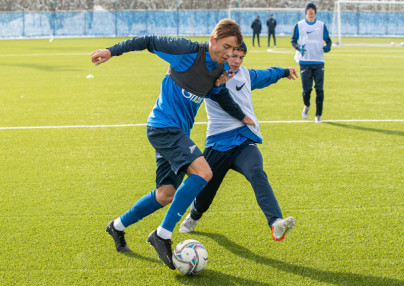 Тренировка «Зенита»-м в «Газпром»-Академии