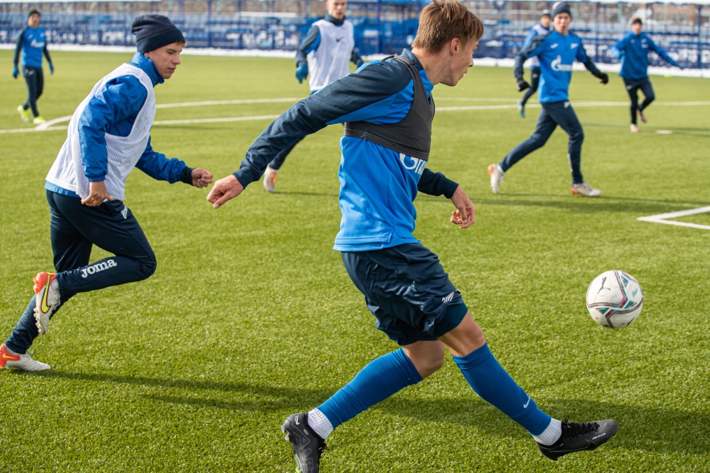 Тренировка «Зенита»-м в «Газпром»-Академии