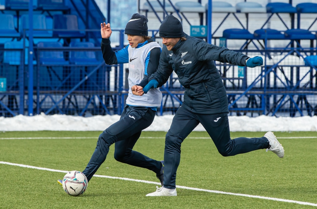 Тренировка «Зенита»-м в «Газпром»-Академии