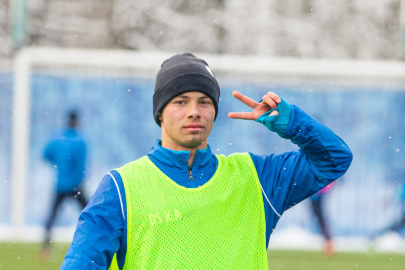 Тренировка команд «Зенит» U-19 и «Зенит» U-18 в «Газпром»-Академии