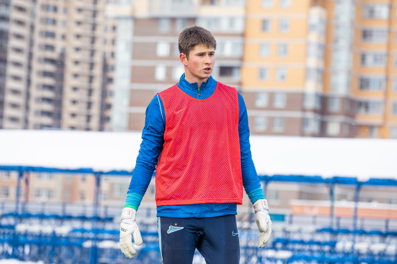 Тренировка команд «Зенит» U-19 и «Зенит» U-18 в «Газпром»-Академии