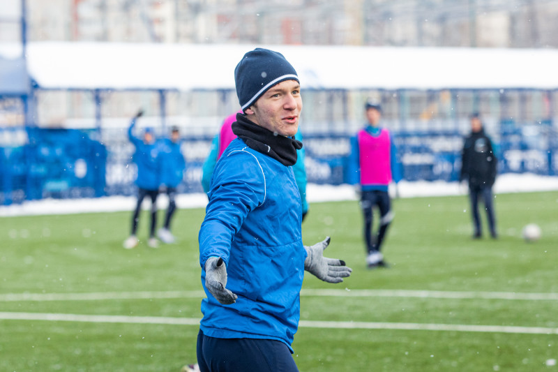 Тренировка команд «Зенит» U-19 и «Зенит» U-18 в «Газпром»-Академии