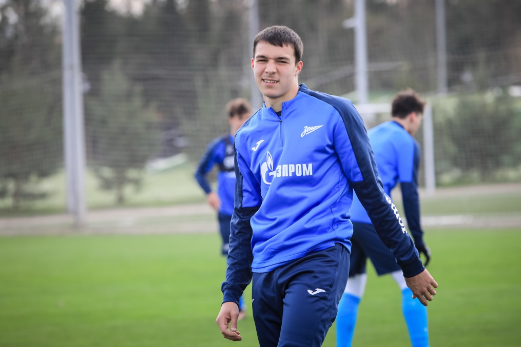 Тренировка молодежной команды «Зенит» перед матчем с «Краснодаром»