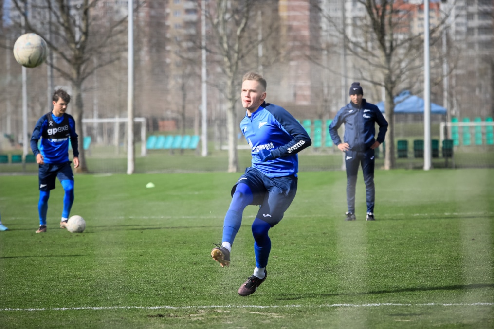 Тренировка молодежной команды «Зенит» перед матчем с «Краснодаром»