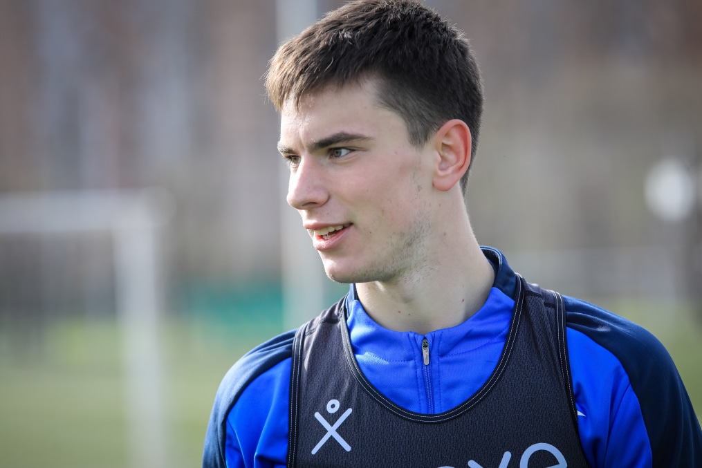 Тренировка молодежной команды «Зенит» перед матчем с «Краснодаром»