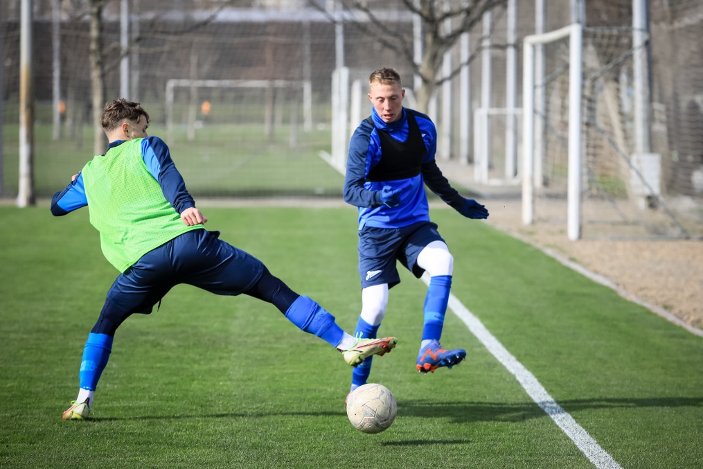 Тренировка молодежной команды «Зенит» перед матчем с «Краснодаром»