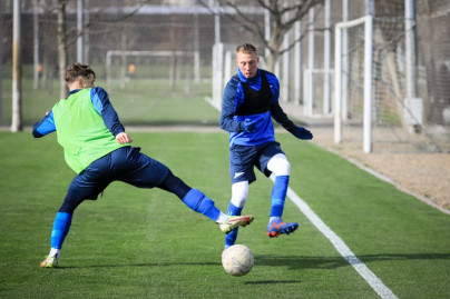 Тренировка молодежной команды «Зенит» перед матчем с «Краснодаром»