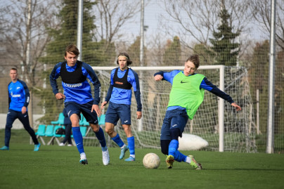 Тренировка молодежной команды «Зенит» перед матчем с «Краснодаром»