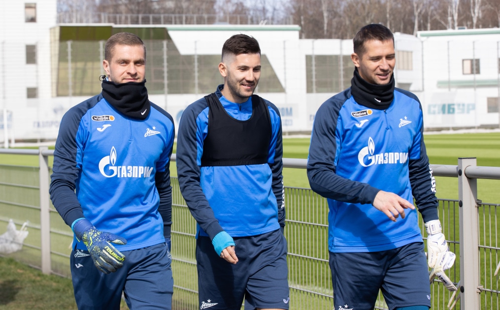 Открытая тренировка «Зенита» перед матчем с «Динамо»