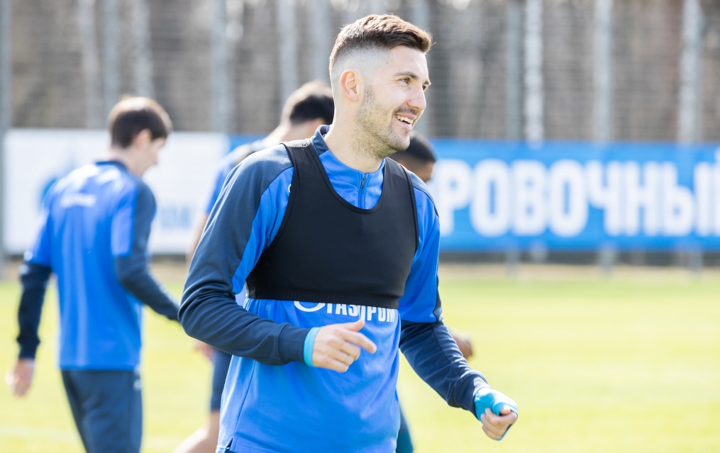 Открытая тренировка «Зенита» перед матчем с «Динамо»
