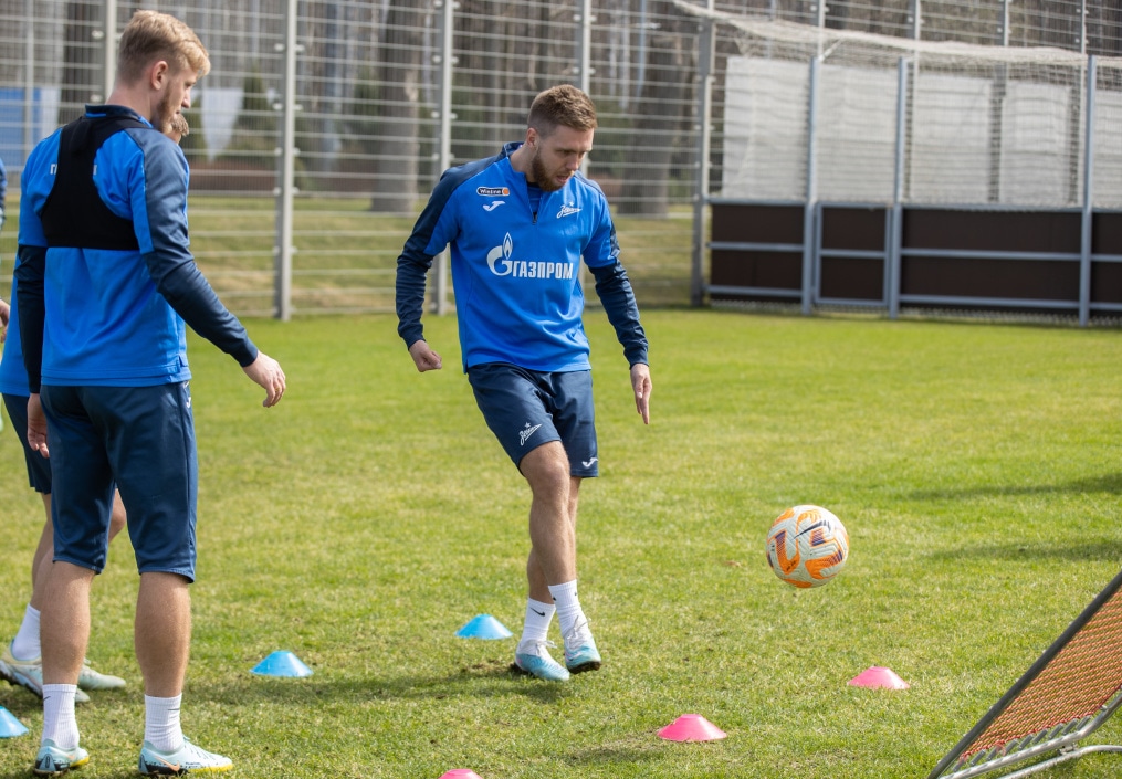 Открытая тренировка «Зенита» перед матчем с «Динамо»