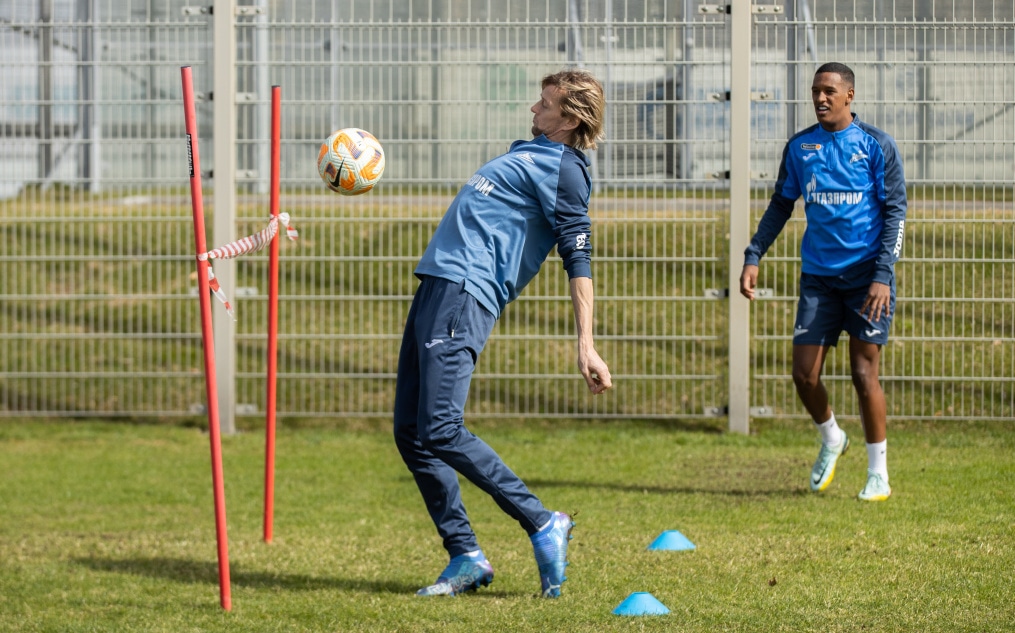 Открытая тренировка «Зенита» перед матчем с «Динамо»