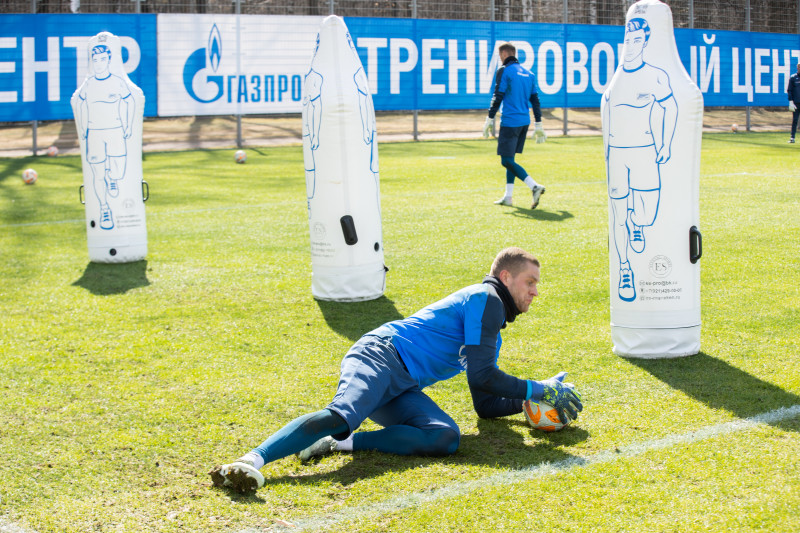 Открытая тренировка «Зенита» перед матчем с «Динамо»