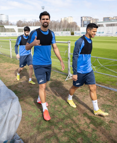 Открытая тренировка «Зенита» перед матчем с «Динамо»